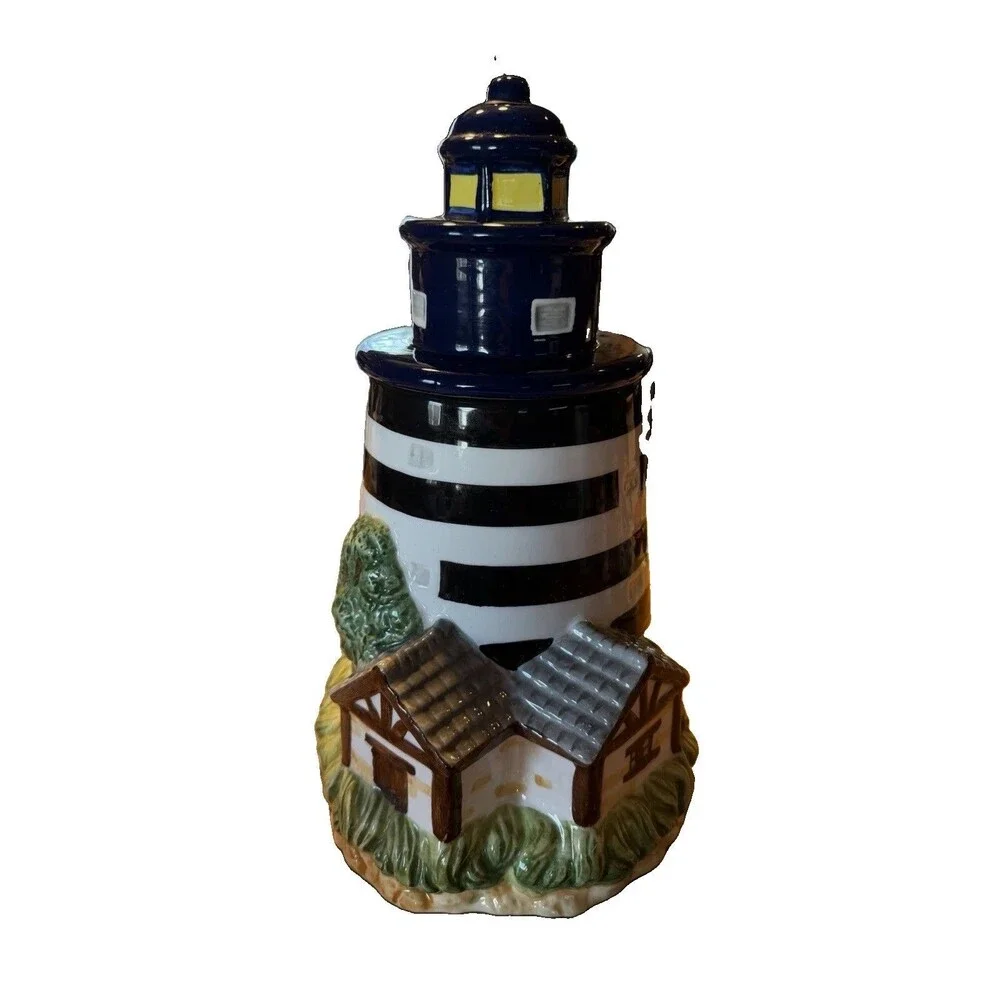Lighthouse Cookie Jar Bico China 12